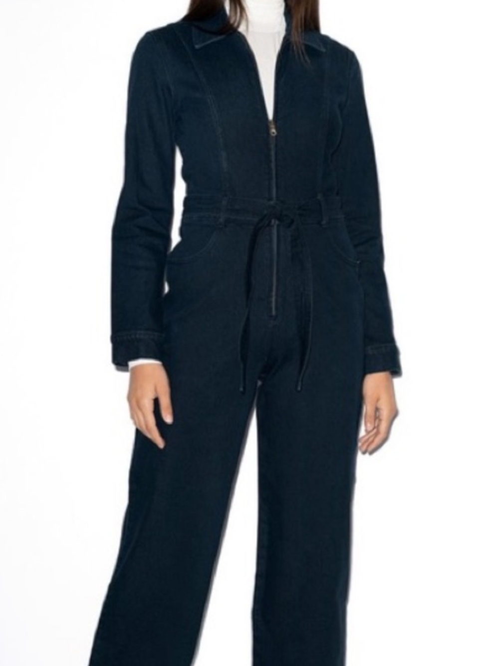 American Apparel Stretch Denim Coverall/Jumpsuit | M